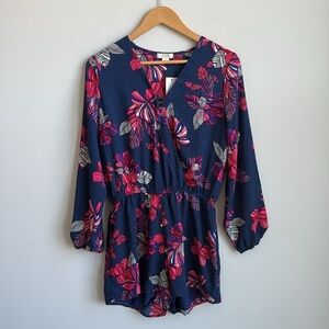 Finn & Grace Floral Romper Medium NEW!